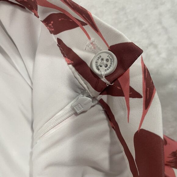 J. Lindeberg Women’s Tennis Skort Skirt Size XS Coral Hibiscus Pink Floral - Picture 4 of 8